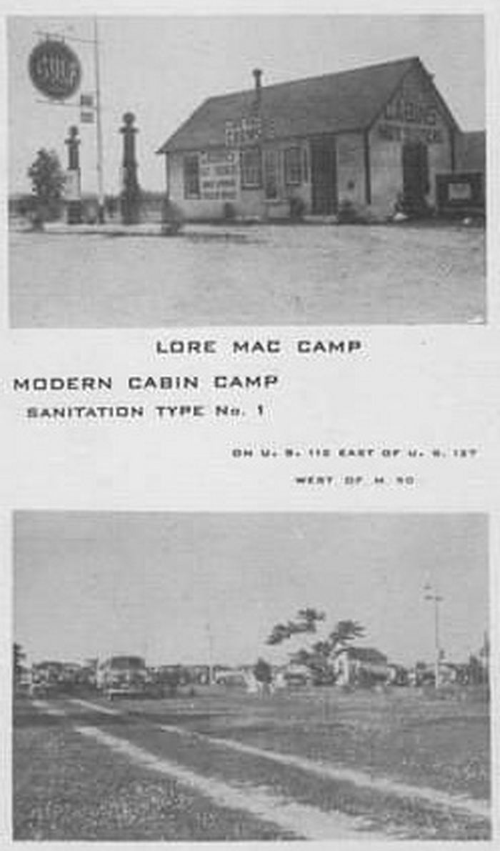 Lore Mac Cabins - Old Postcard (newer photo)